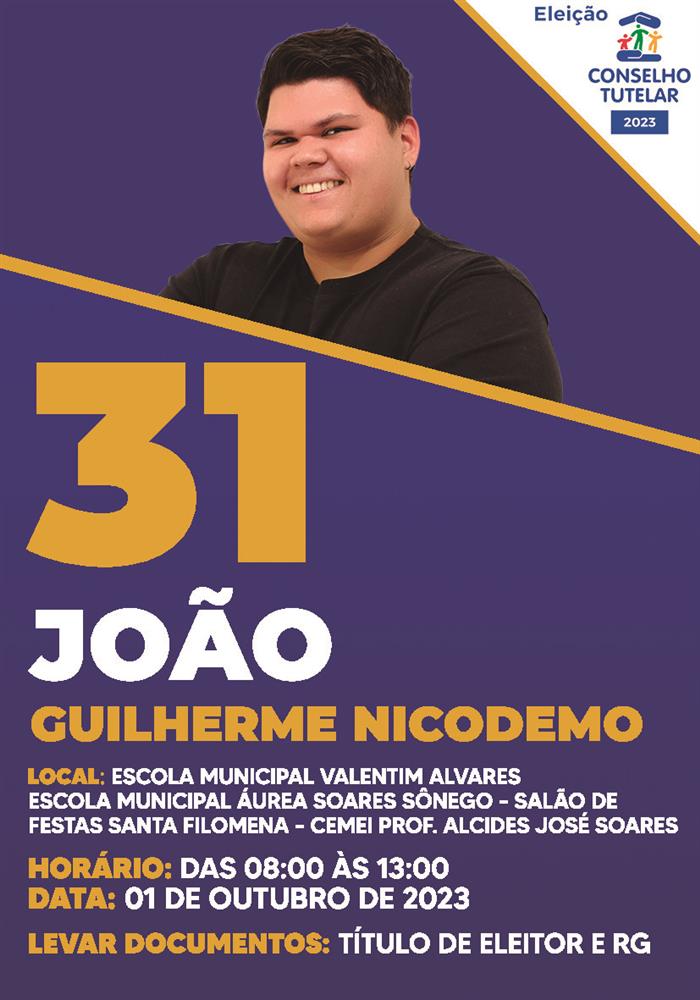 31 - JOÃO GUILHERME